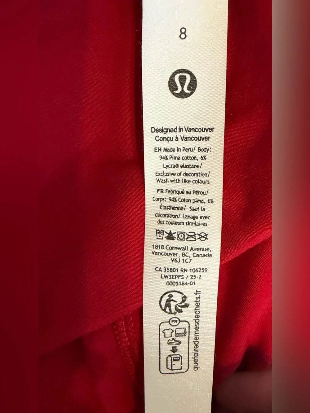 Lululemon Love Crew Short Sleeve T-Shirt EUC